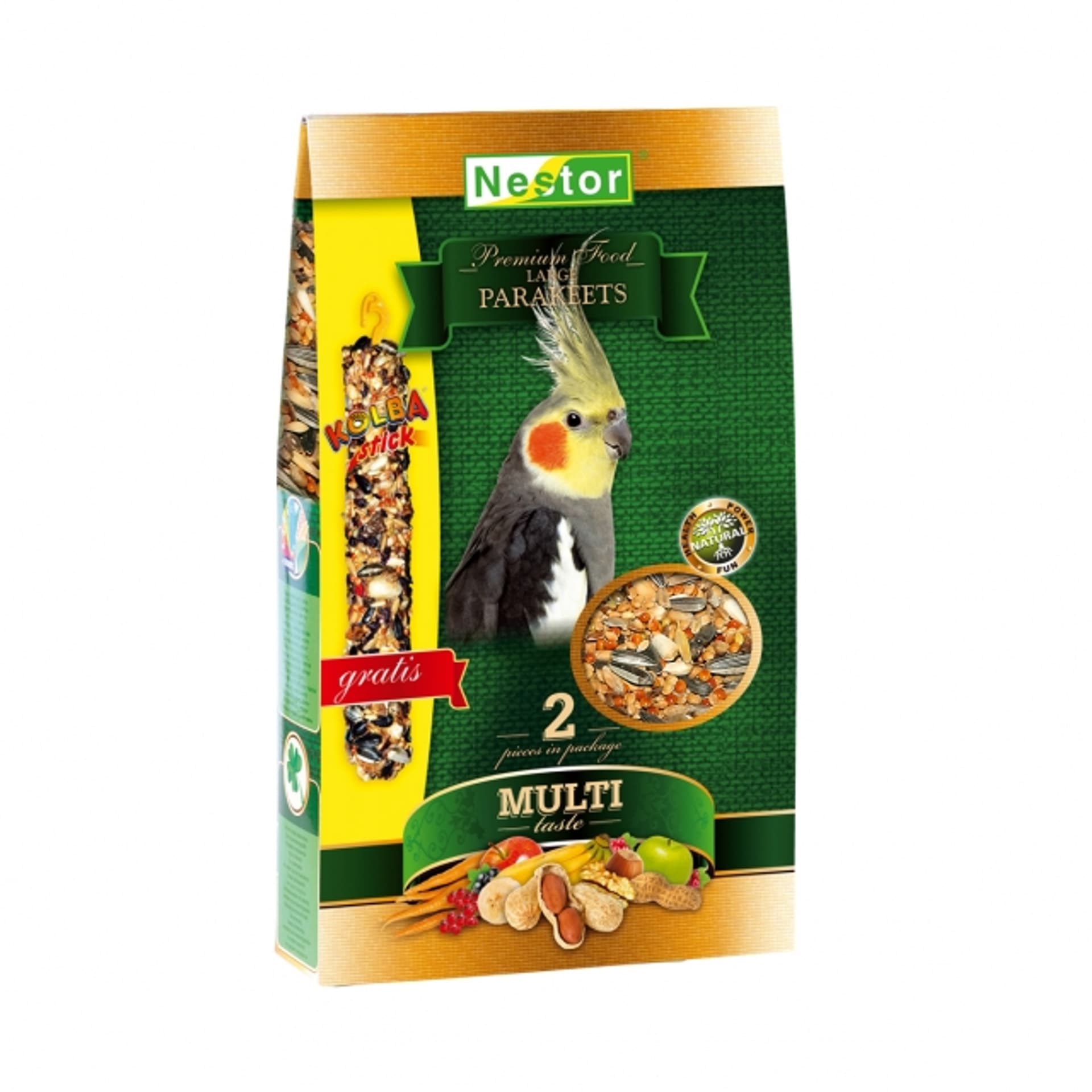 

NESTOR Pokarm Premium dla średnich papug 1400ml [1400-PS]