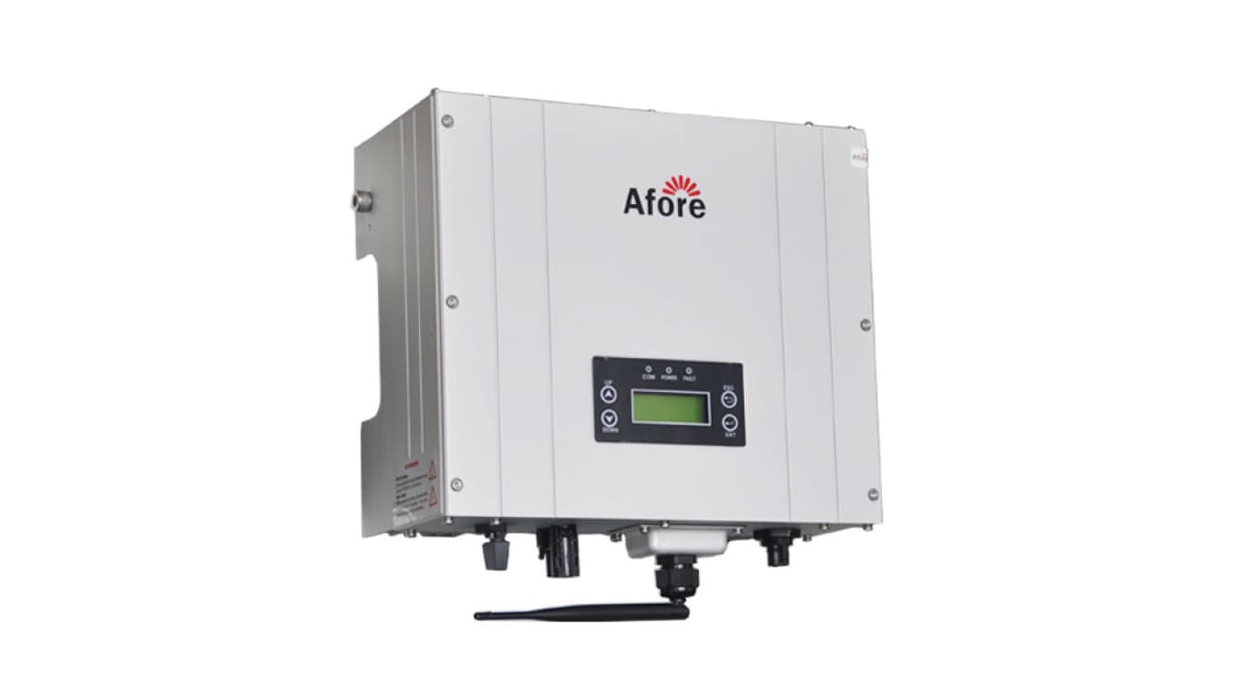 

Inwerter sieciowy jednofazowy 3 kW AC 1x tracker MPP WIFI on-grid Afore HNS3000TL-1