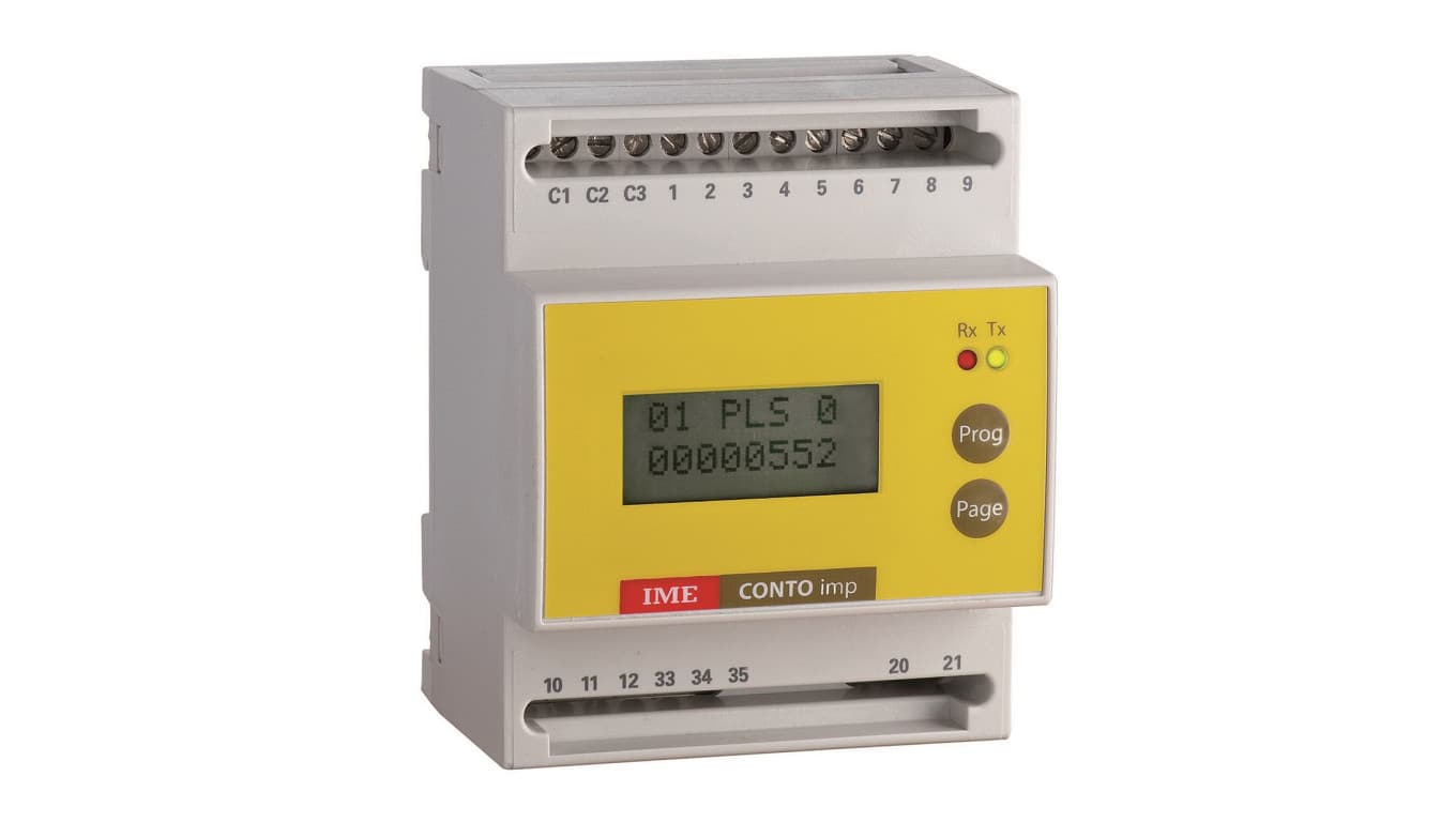 

Licznik impulsów 6+6 impulsowe/RS485 A230V CONTO imp IF4C001