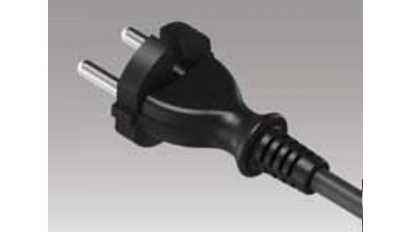 

Przewód przyłączeniowy z wtyczką PP-21 b/u 4m H05RR-F 2x1,5