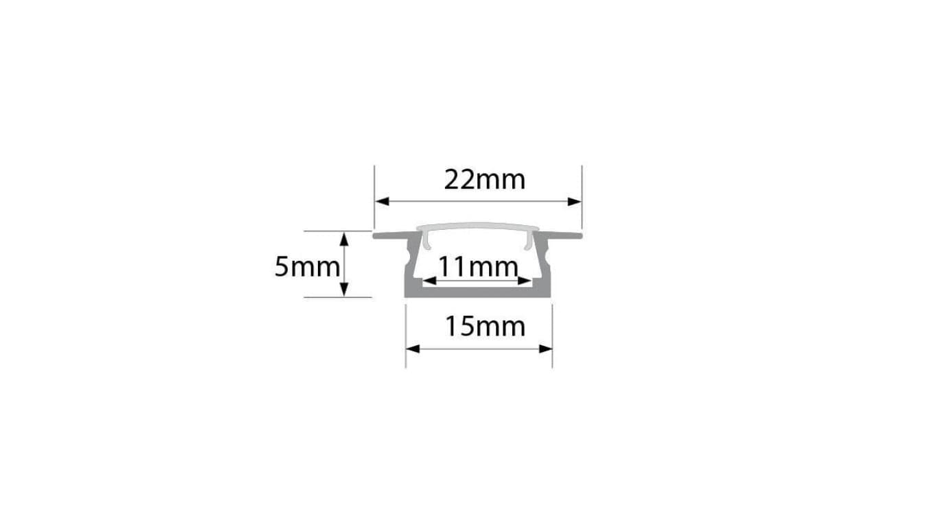 

Profil MiniLUX WPUST 1m anodowany