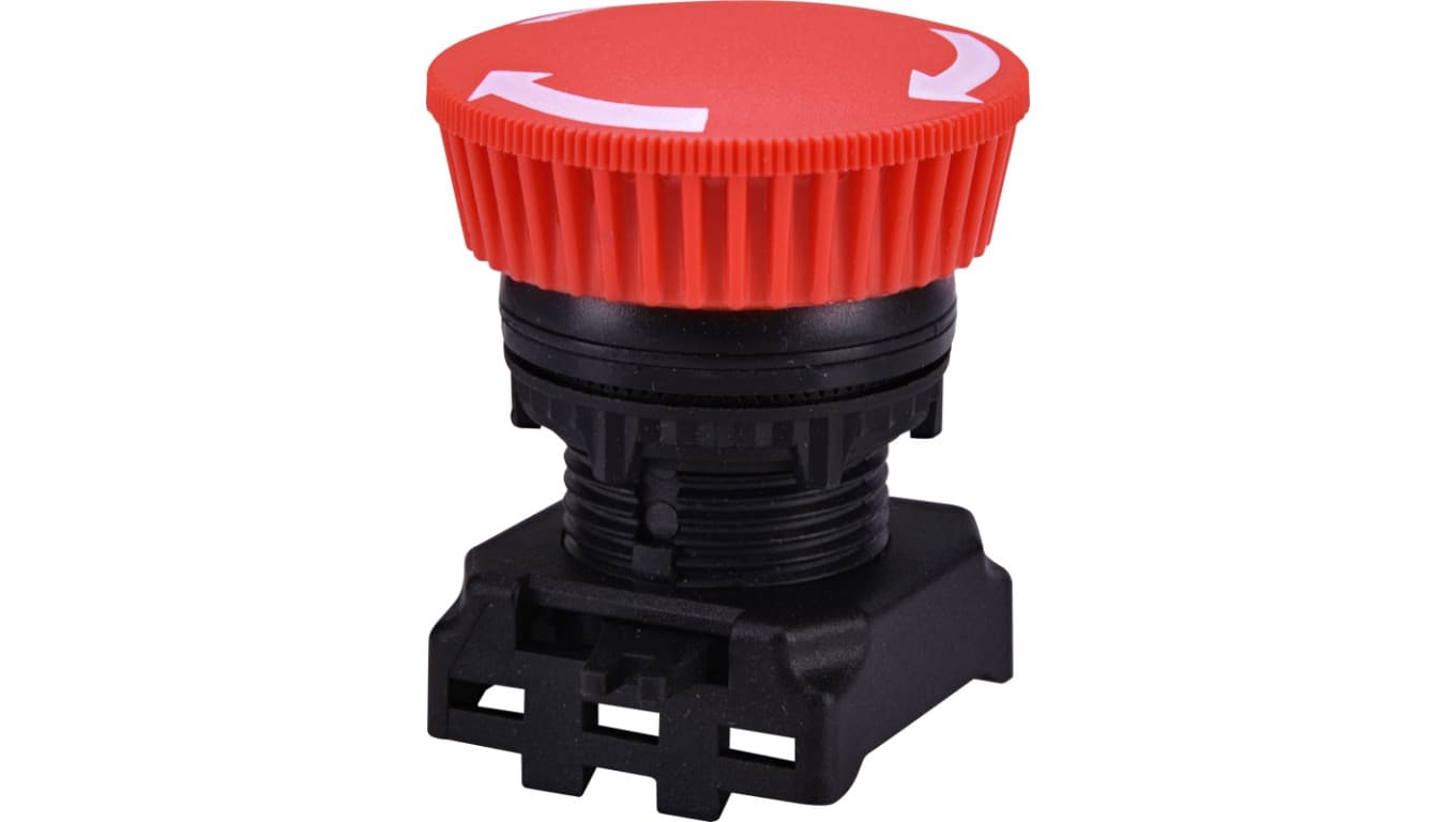 

Napęd z guzikiem grzybkowym, 40 mm, odryglowanie przez obrót w prawo, Czerwony EGM-T-R 004771290