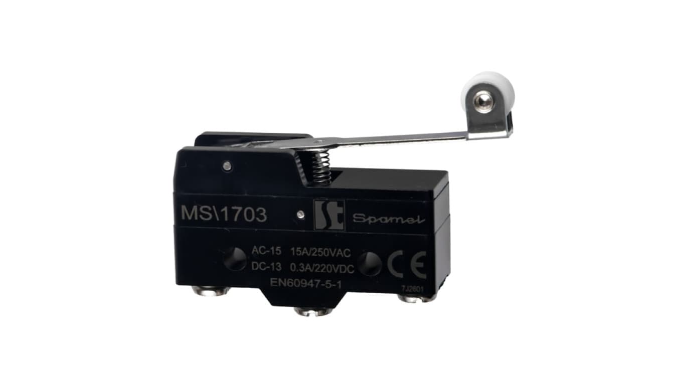 

Łącznik miniaturowy dźwignia z rolką długa MS1703