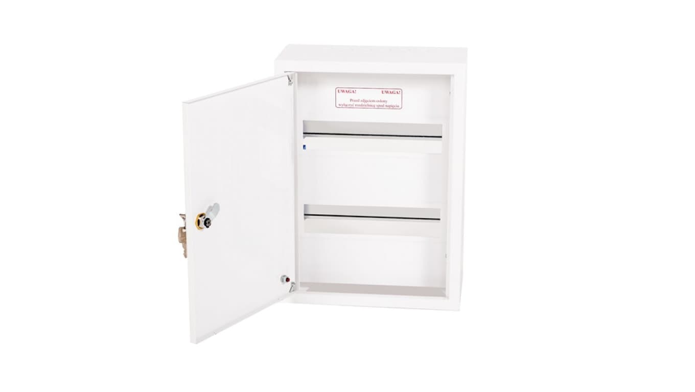 

Rozdzielnica modułowa 2x12 natynkowa IP40 z zamkiem A-RZ4