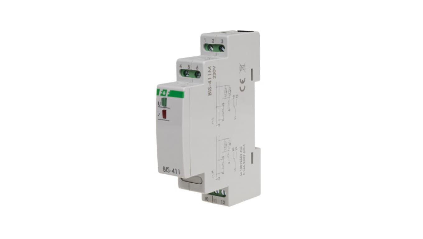 

Przekaźnik bistabilny 1P 16A 230V AC z pamięcią BIS-411M