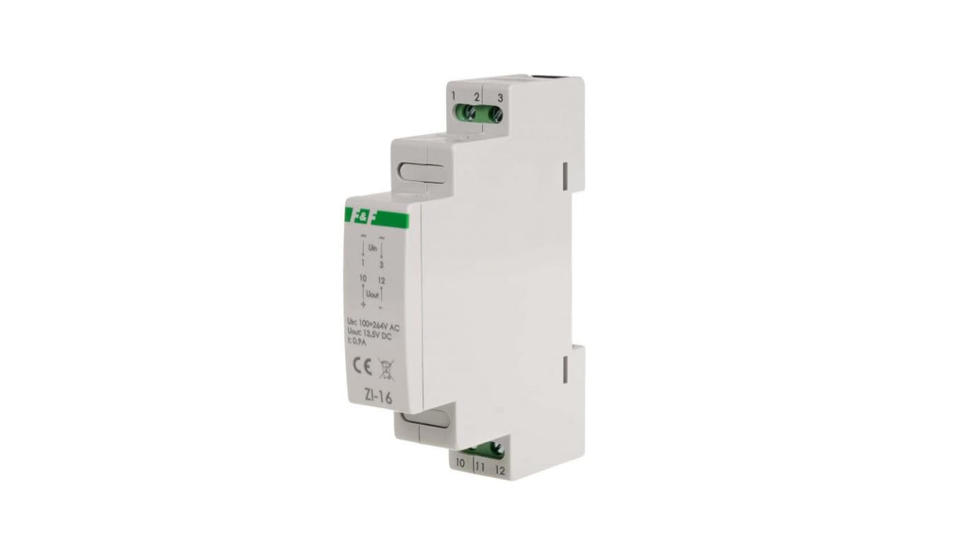 

Zasilacz impulsowy 100-264V AC, wyj. 13,5V DC 0,9A 12W ZI-16