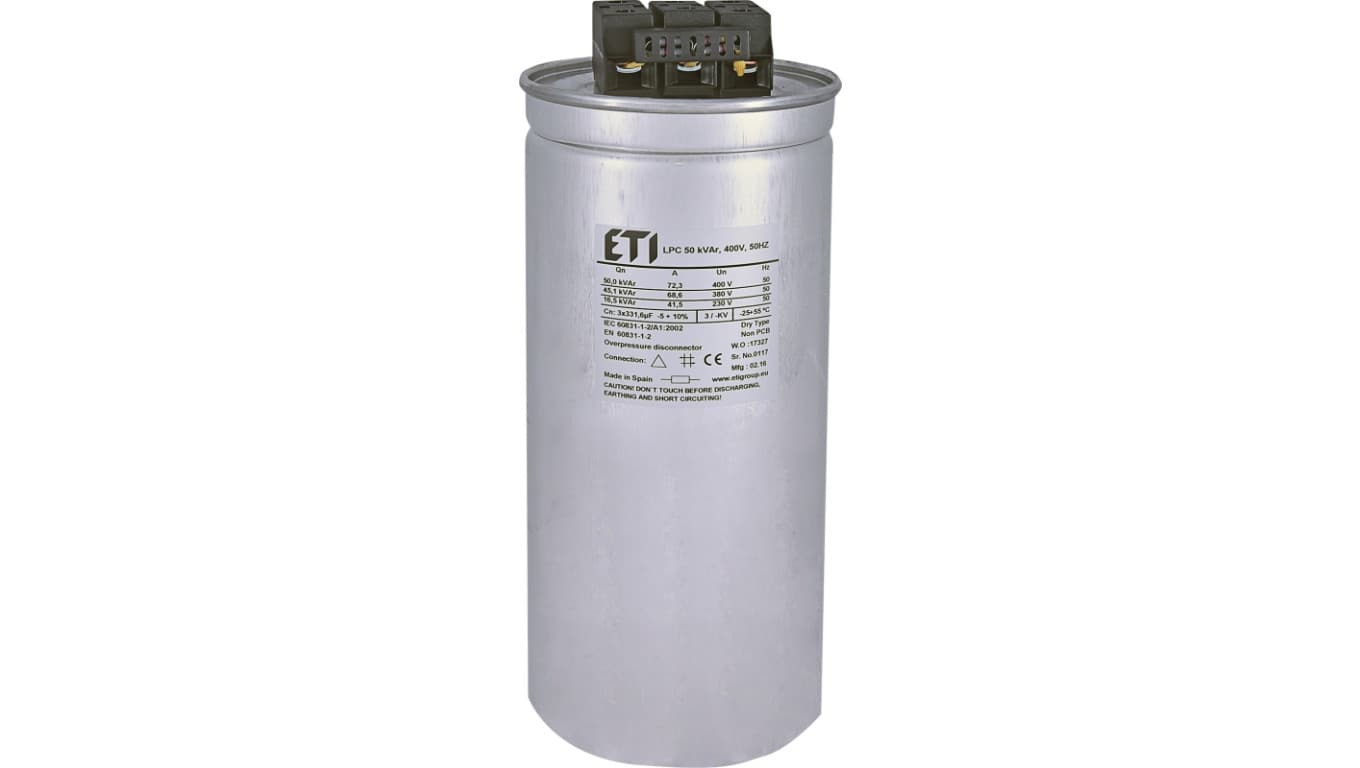 

Kondensator LPC 50 kVAr 400V 50Hz 004656757