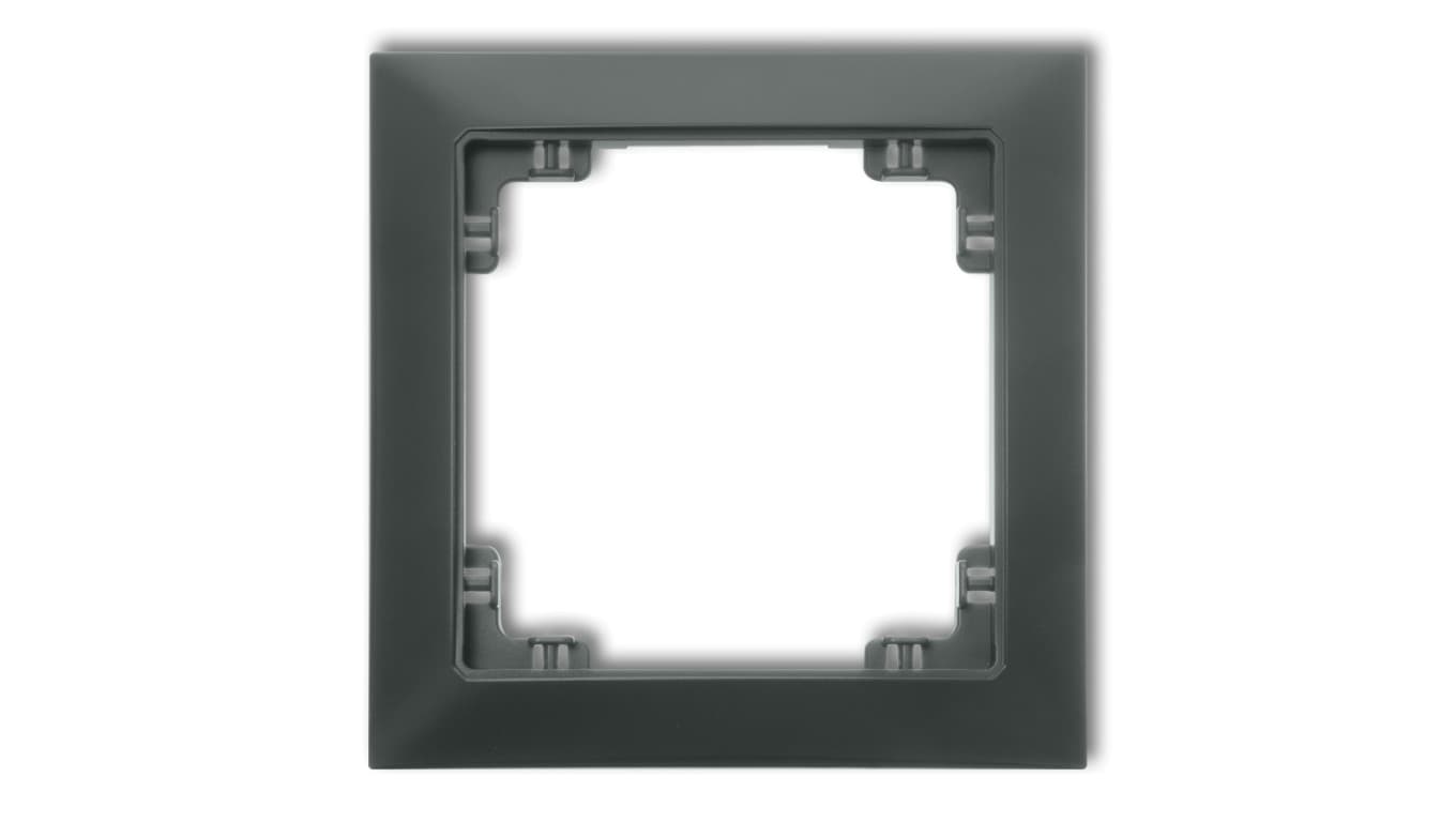 

DECO Ramka uniwersalna pojedyncza z tworzywa DECO Soft grafitowy mat 28DRSO-1