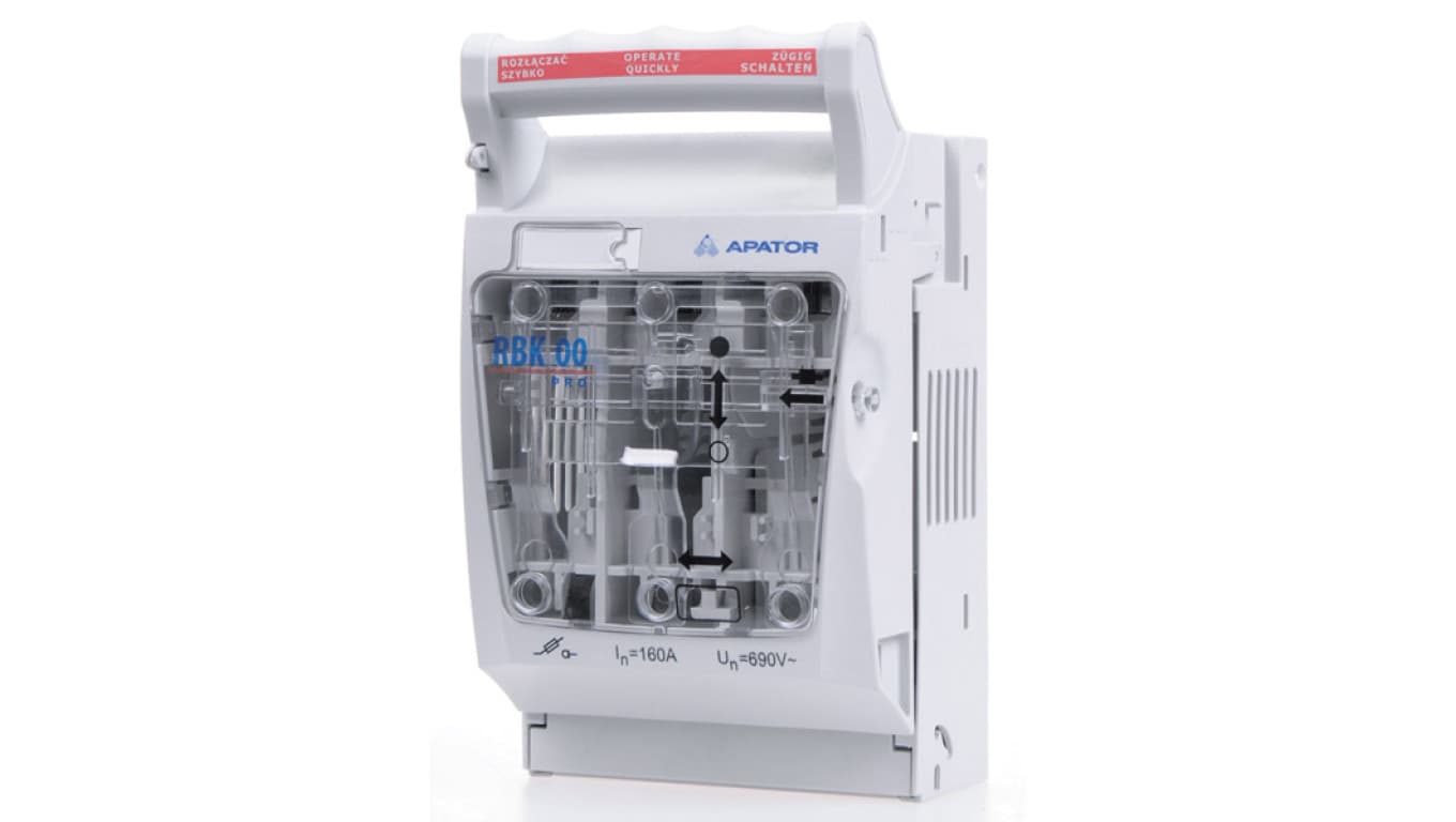 

Rozłącznik izolacyjny bezpiecznikowy 160A RBK 00 pro-V /zaciski sektorowe 4-95mm2/ 63-823256-131