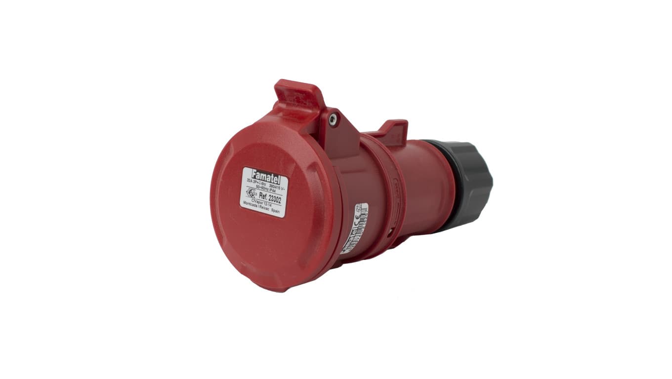 

Gniazdo przenośne 32A 4P 400V czerwone IP44 TOP SpeedPRO 23302