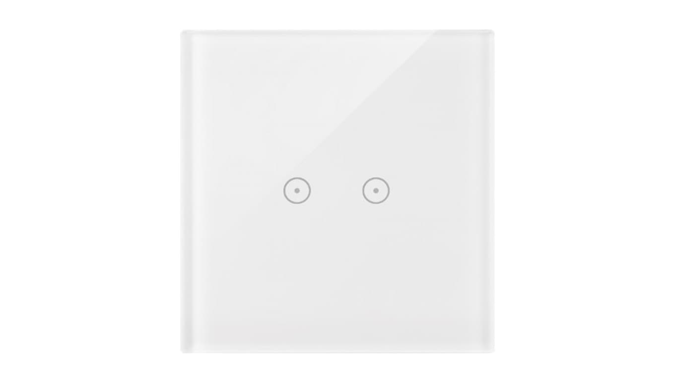 

Simon Touch ramki Panel dotykowy S54 Touch, 1 moduł, 2 pola dotykowe poziome biała perła DSTR12/70