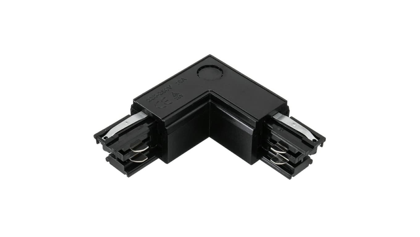 

Konektor 90 stopni do LUXSYSTEM-3F black czarny CreeLamp oświetlenie szynowe