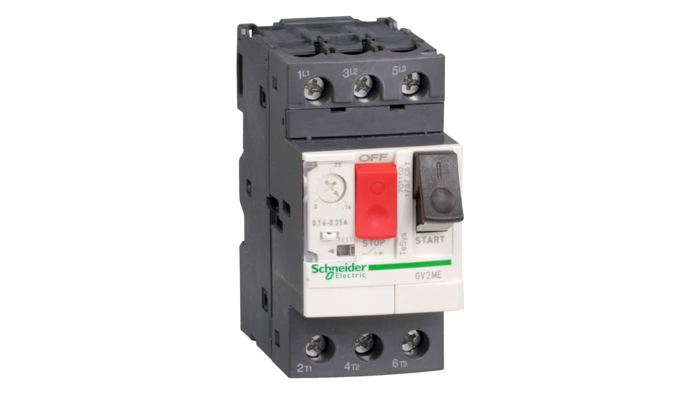 

Wyłącznik silnikowy 3P 0,18kW 0,40-0,63A PL GV2ME04AP