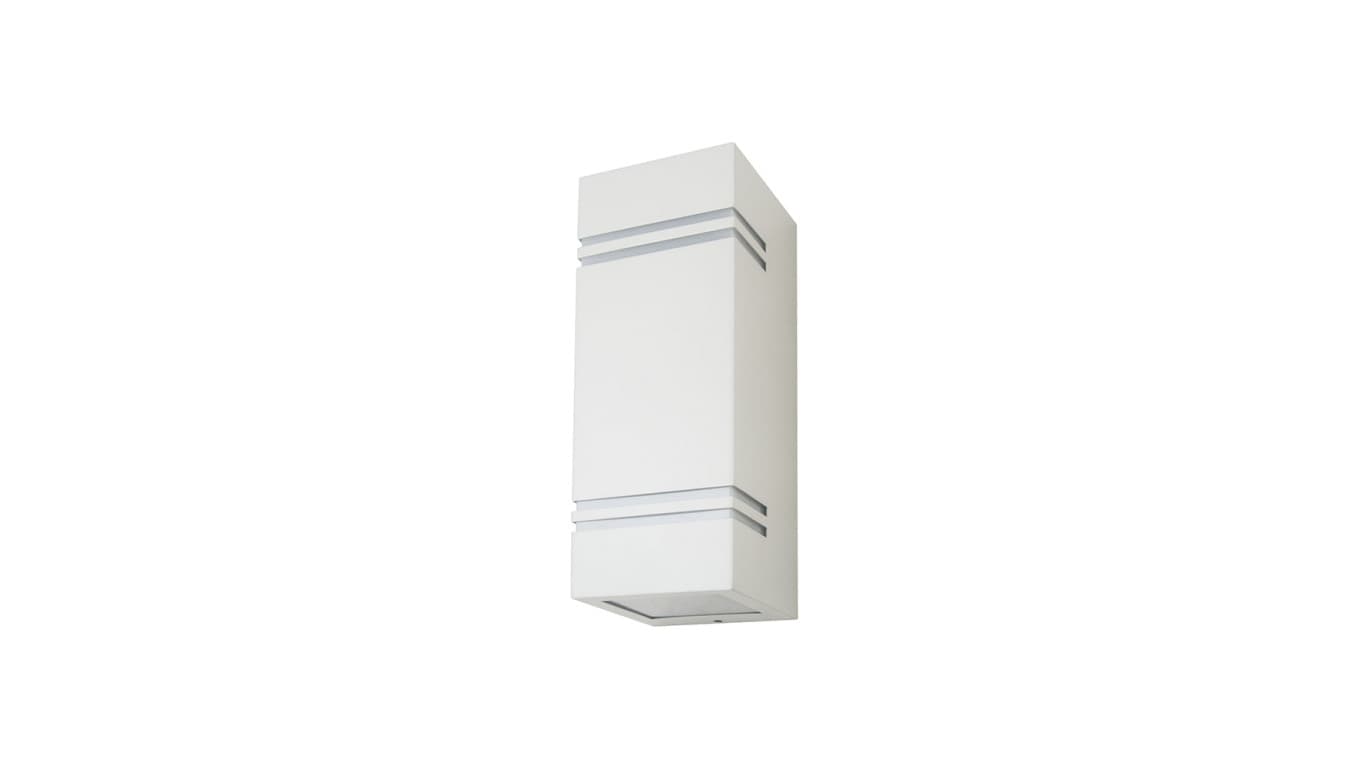 

Oprawa ewelacyjna VT-7662 GU10 WALL FITTING SQUARE,SS BODY WITH BORDER-WHITE BODY,2 WAY IP44 7543