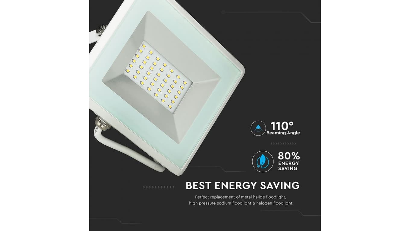 

Projektor LED 30W 2550lm 6500K Biały IP65 5957