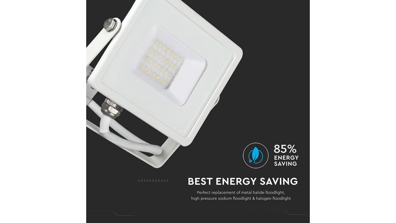 

Projektor LED 20W 1600lm 4000K Dioda SAMSUNG Biały IP65 443