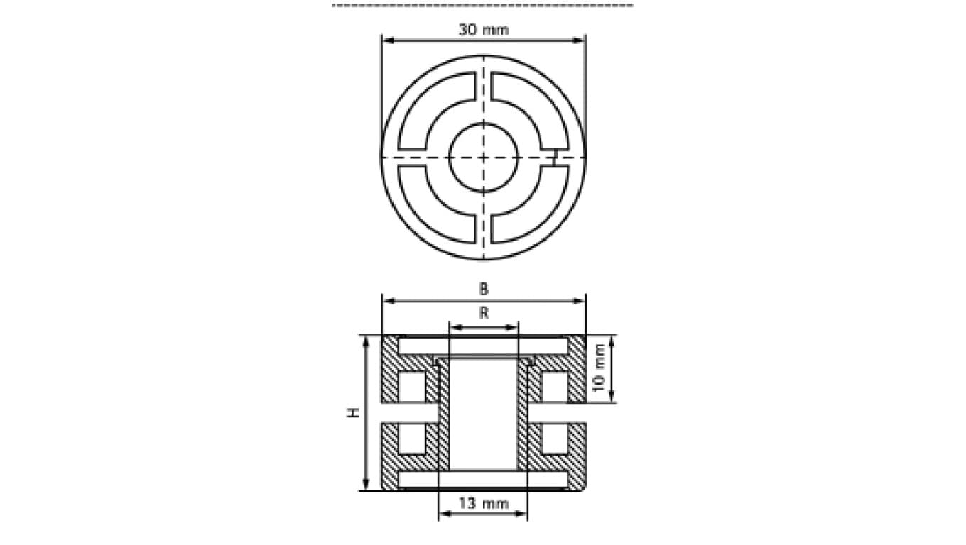 

BIS Amortyzator epdm komplet 4125006 /50szt./