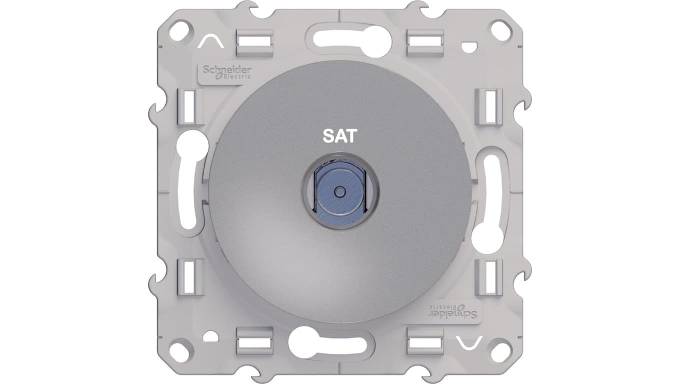 

Odace Gniazdo antenowe SAT aluminium S53D446