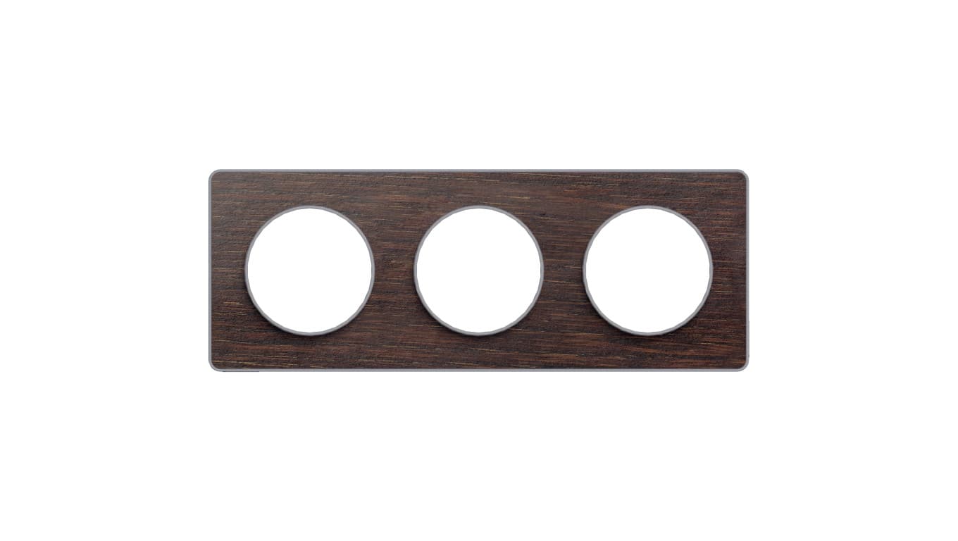 

Odace touch Ramka potrójna aluminium wenge S53P806P
