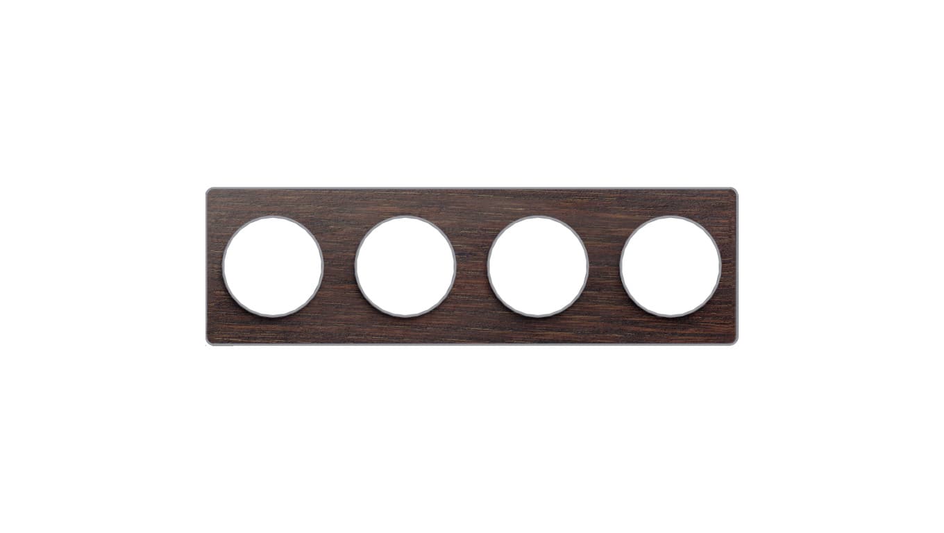 

Odace touch Ramka poczwórna aluminium wenge S53P808P