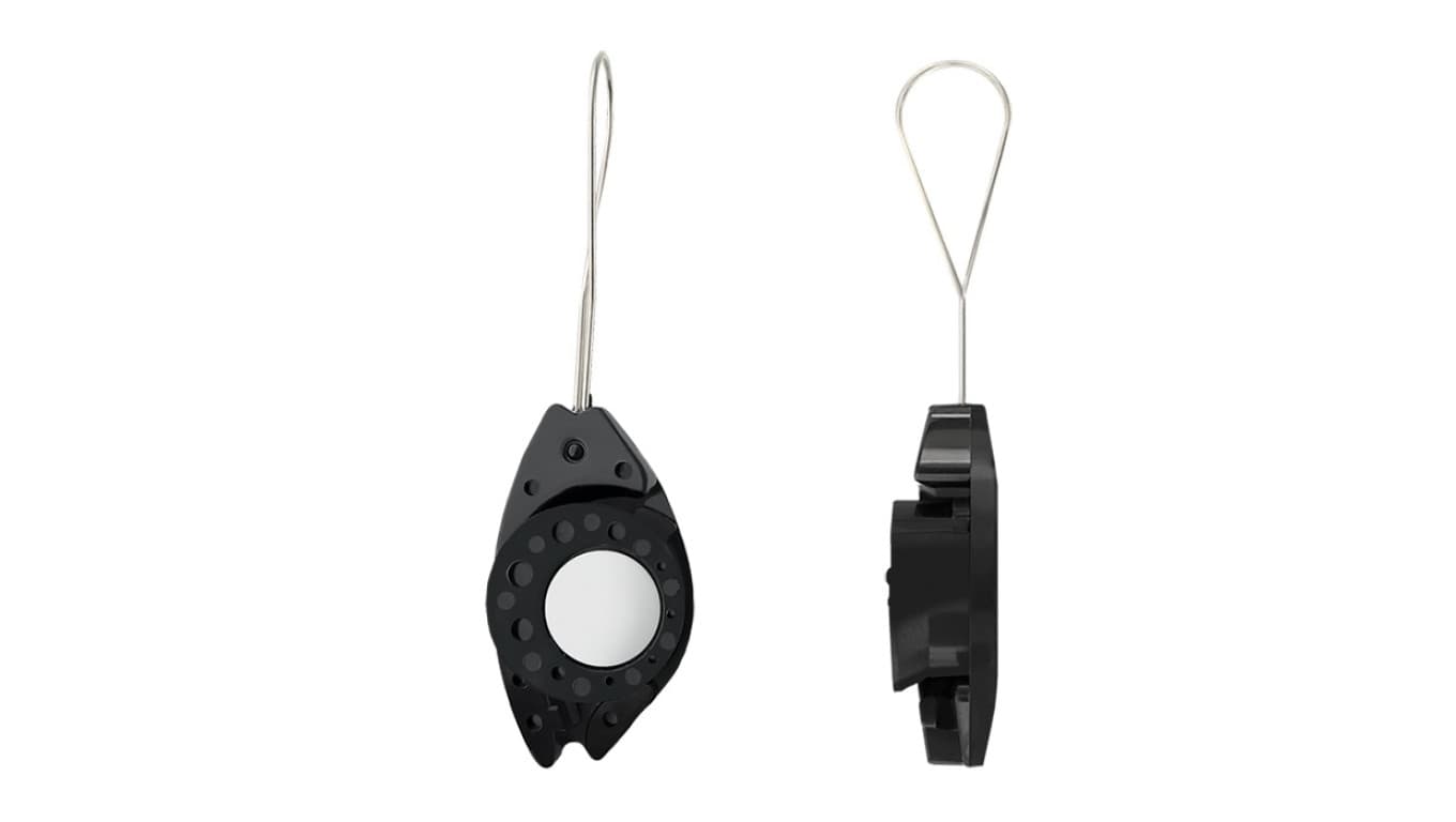 

Qoltec Uchwyt do kabli | czarny (0NC)