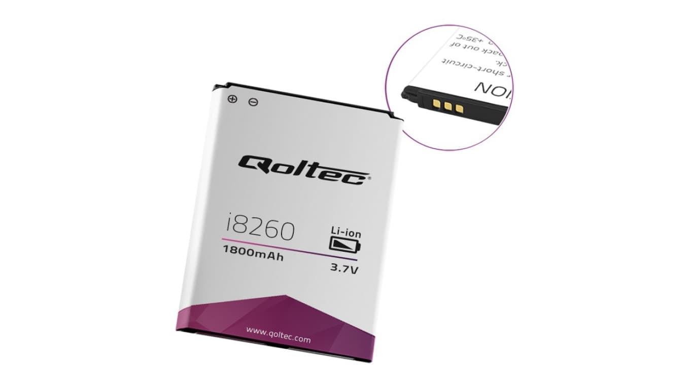 

Qoltec Bateria do Samsung Galaxy Core | i8260 | 1800mAh (0NC)