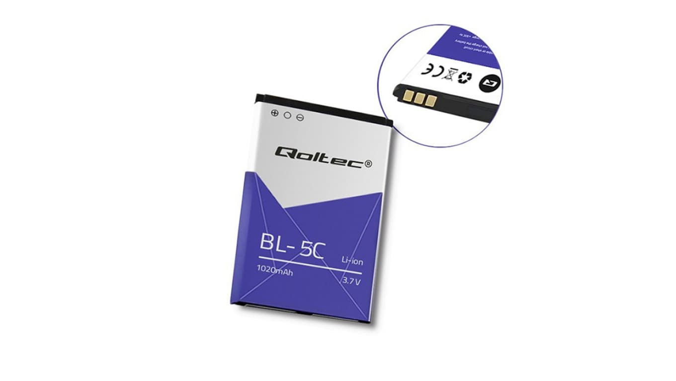 

Qoltec Bateria do Nokia BL-5C | 2700 classic | 5030 | 1020mAh (0NC)