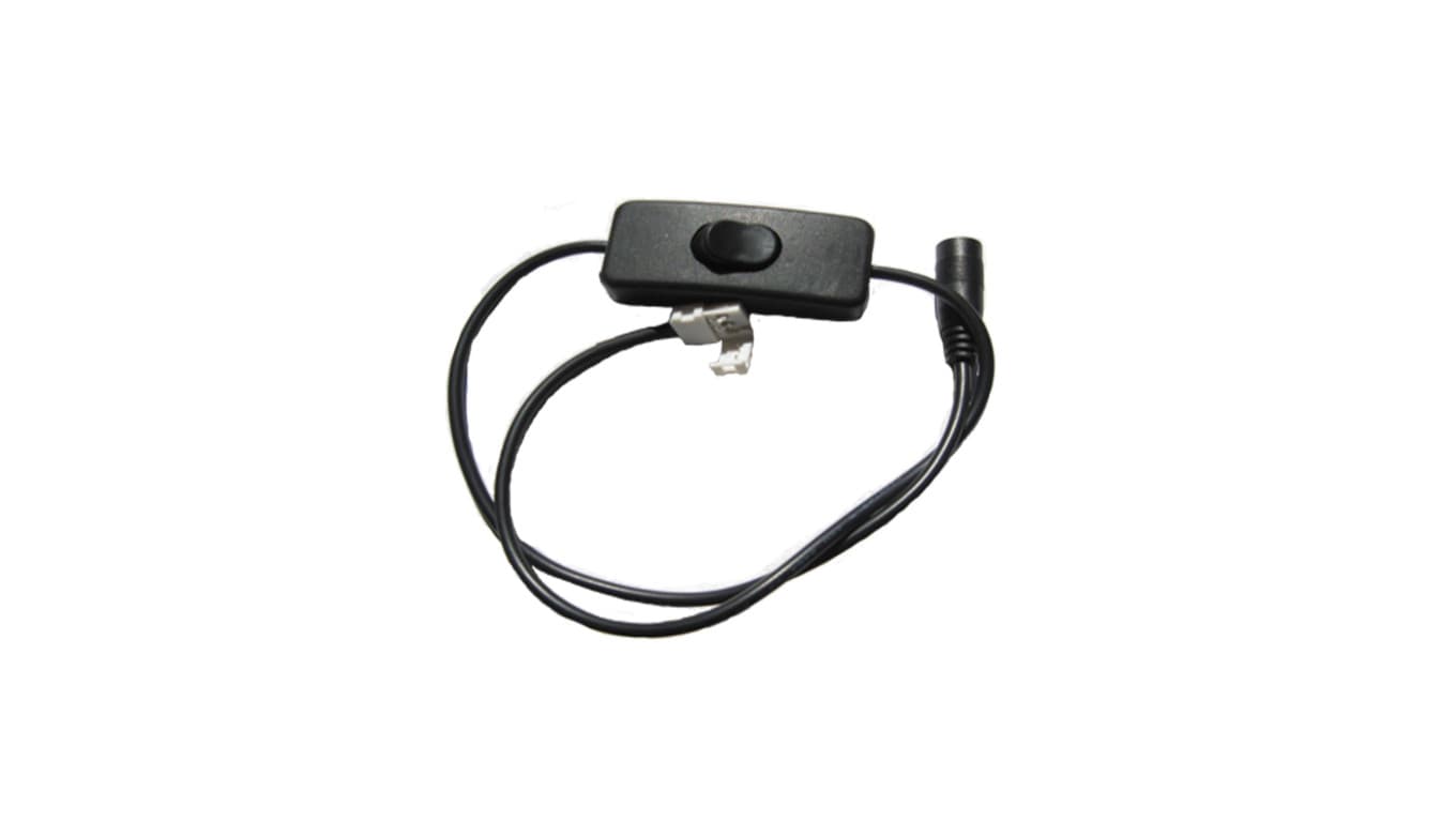 

Złączka DC żeńska + klik 8mm + włącznik 2,1/5,5