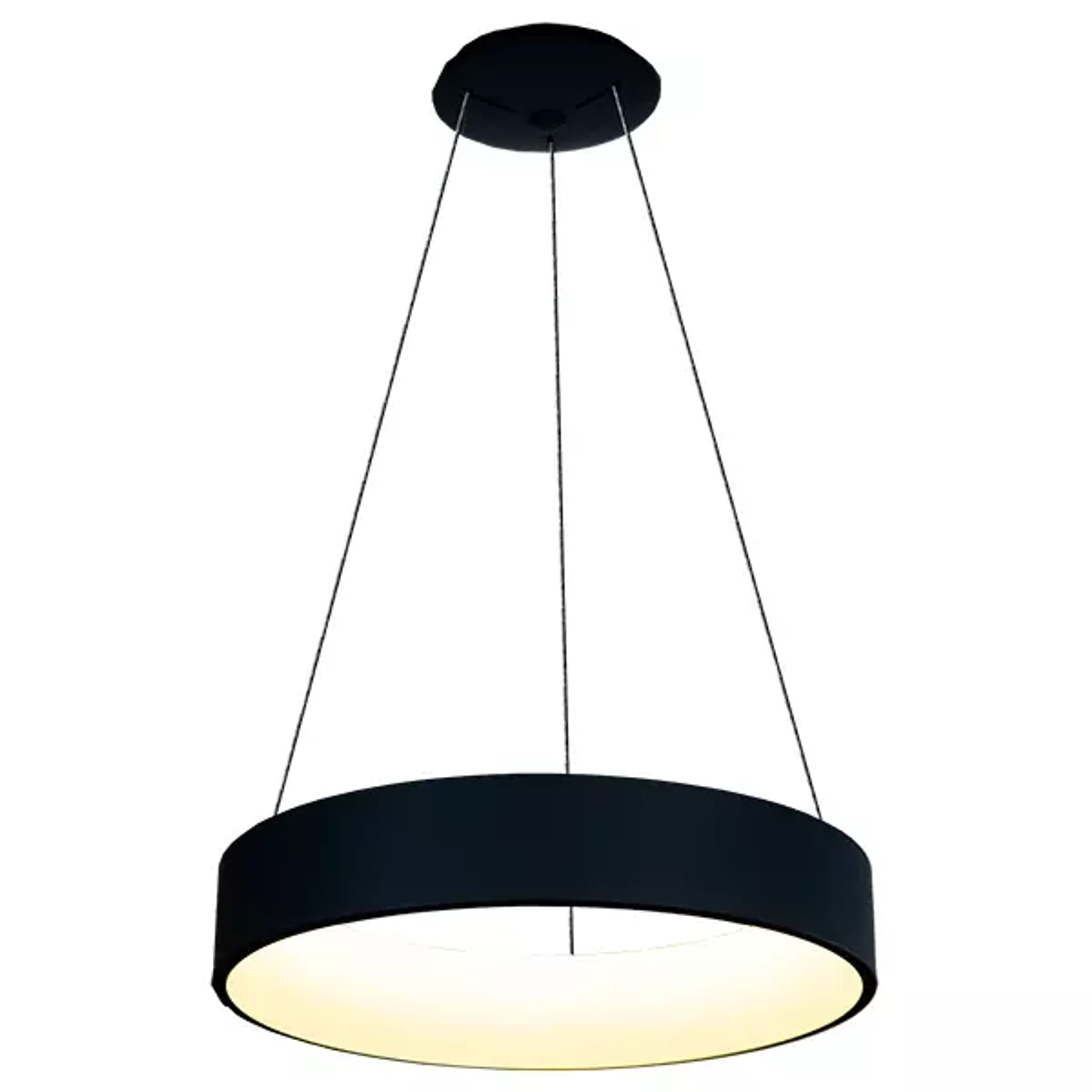 

Ledowa lampa wisząca SMD Led Vogue no. 3 3k czarna Altavola Design (Barwa światła delikatnie ciepła, Kolor Biały, Możliwość ściemniania nie)