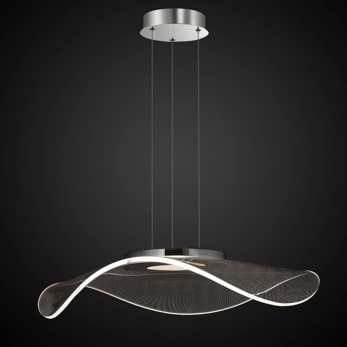 

Lampa wisząca Velo No. 1 chrom Altavola Design (Barwa światła delikatnie ciepła, Kolor transparentny, Możliwość ściemniania nie)