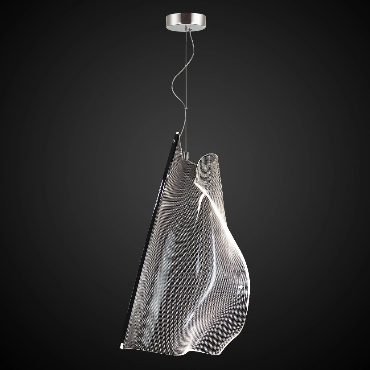 

Lampa wisząca Cortina No.1 Altavola Design (Barwa światła delikatnie ciepła, Kolor transparentny, Możliwość ściemniania nie)