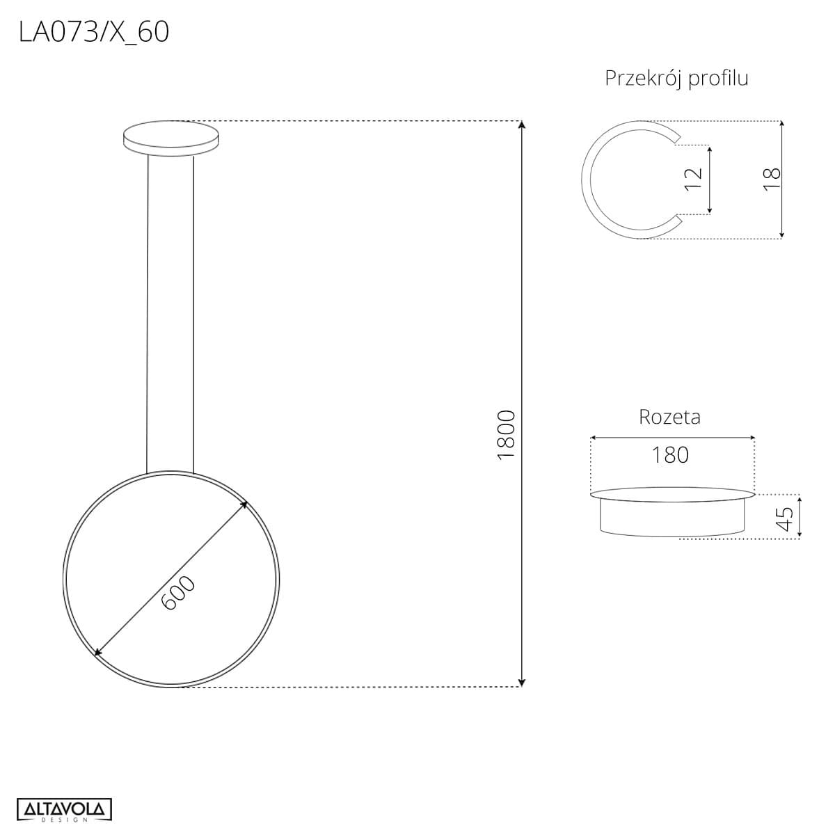 

Lampa wisząca Ledowe okręgi No.1 X Φ60cm in 3k różowe złoto ściemnialna Altavola Design (Barwa światła delikatnie ciepła, Kierunek padania światła do wewnątrz, Kolor różowe złoto, Możliwość ściemniania tak)