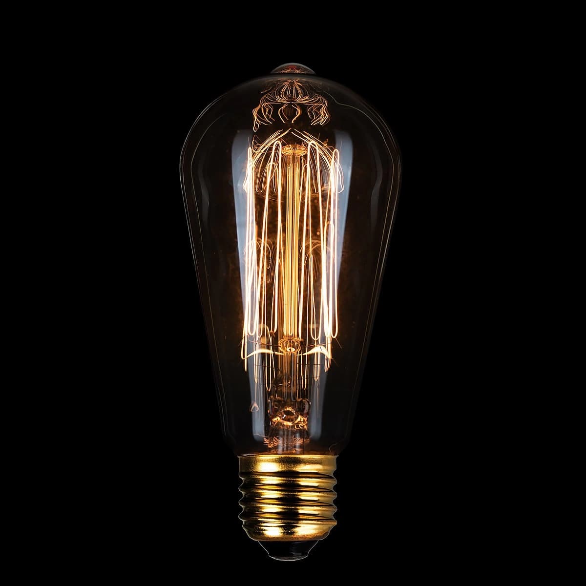 

Żarówka Edison 40W - BF19 (Barwa światła barwa ciepła, Kolor bursztynowy, Możliwość ściemniania tak)