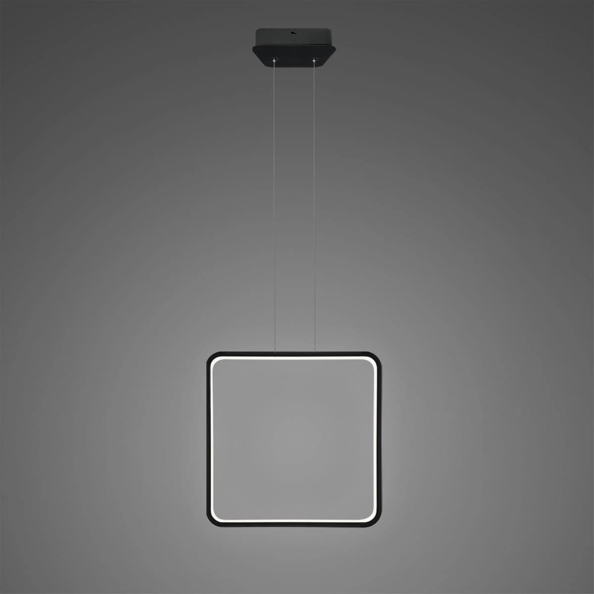 

Lampa wisząca Ledowe Kwadraty No. 1 X Φ40 in 3k czarna Altavola Design (Barwa światła delikatnie ciepła, Kierunek padania światła do wewnątrz, Kolor Czarny, Możliwość ściemniania nie)
