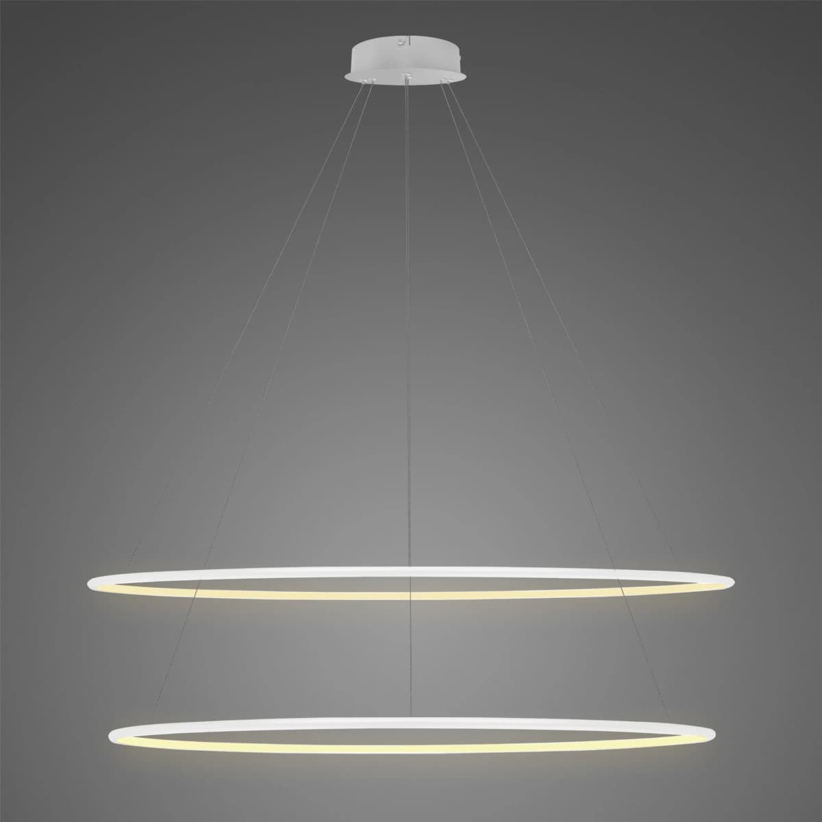 

Lampa Ledowe Okręgi No. 2 Φ120 cm in 3k biała Altavola Design (Barwa światła delikatnie ciepła, Kierunek padania światła do wewnątrz, Kolor Biały, Możliwość ściemniania nie)