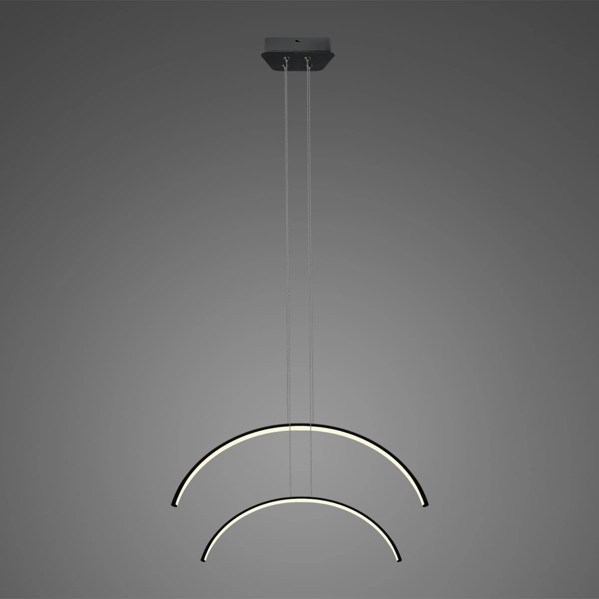 

Lampa Ledowa Infinity No.1 100 cm in 3k czarna (Barwa światła delikatnie ciepła, Kierunek padania światła do wewnątrz, Kolor Czarny, Możliwość ściemniania nie)