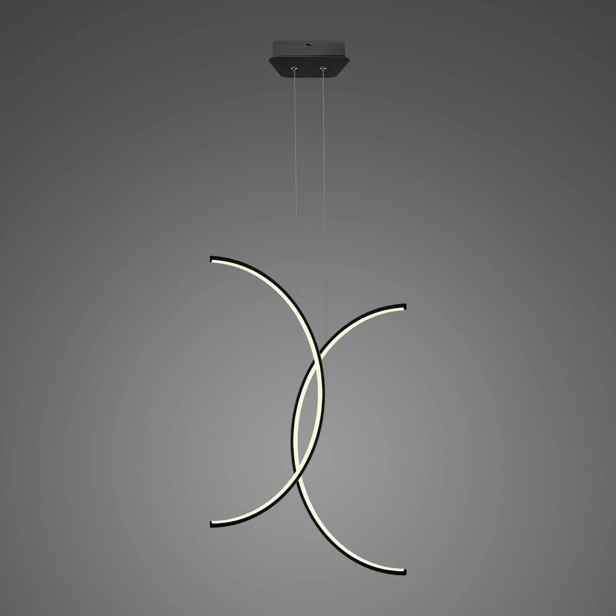

Lampa Ledowa Infinity No. 2 100 cm in 3k czarna Altavola Design (Barwa światła delikatnie ciepła, Kierunek padania światła do wewnątrz, Kolor Czarny, Możliwość ściemniania nie)