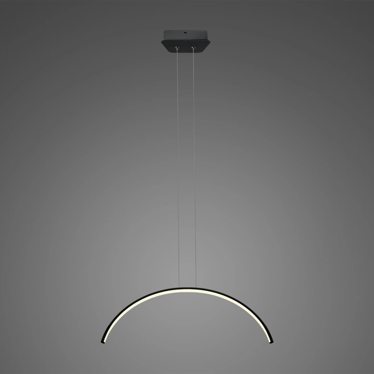 

Lampa Ledowa Infinity No.1 60 cm in 3k czarna Altavola Design (Barwa światła delikatnie ciepła, Kierunek padania światła do wewnątrz, Kolor Czarny, Możliwość ściemniania nie)