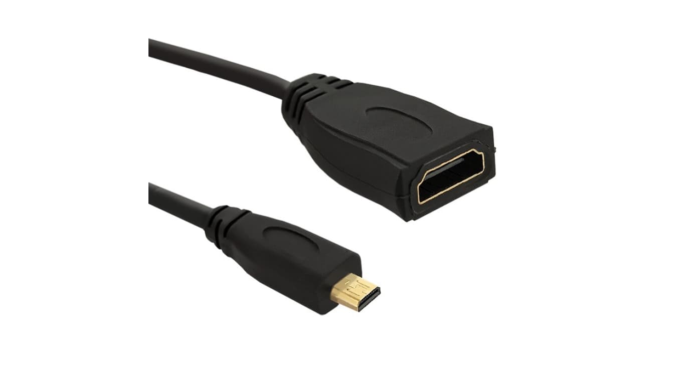 

Qoltec Adapter HDMI A żeński | Micro HDMI D męski | 0.2m (0NC)