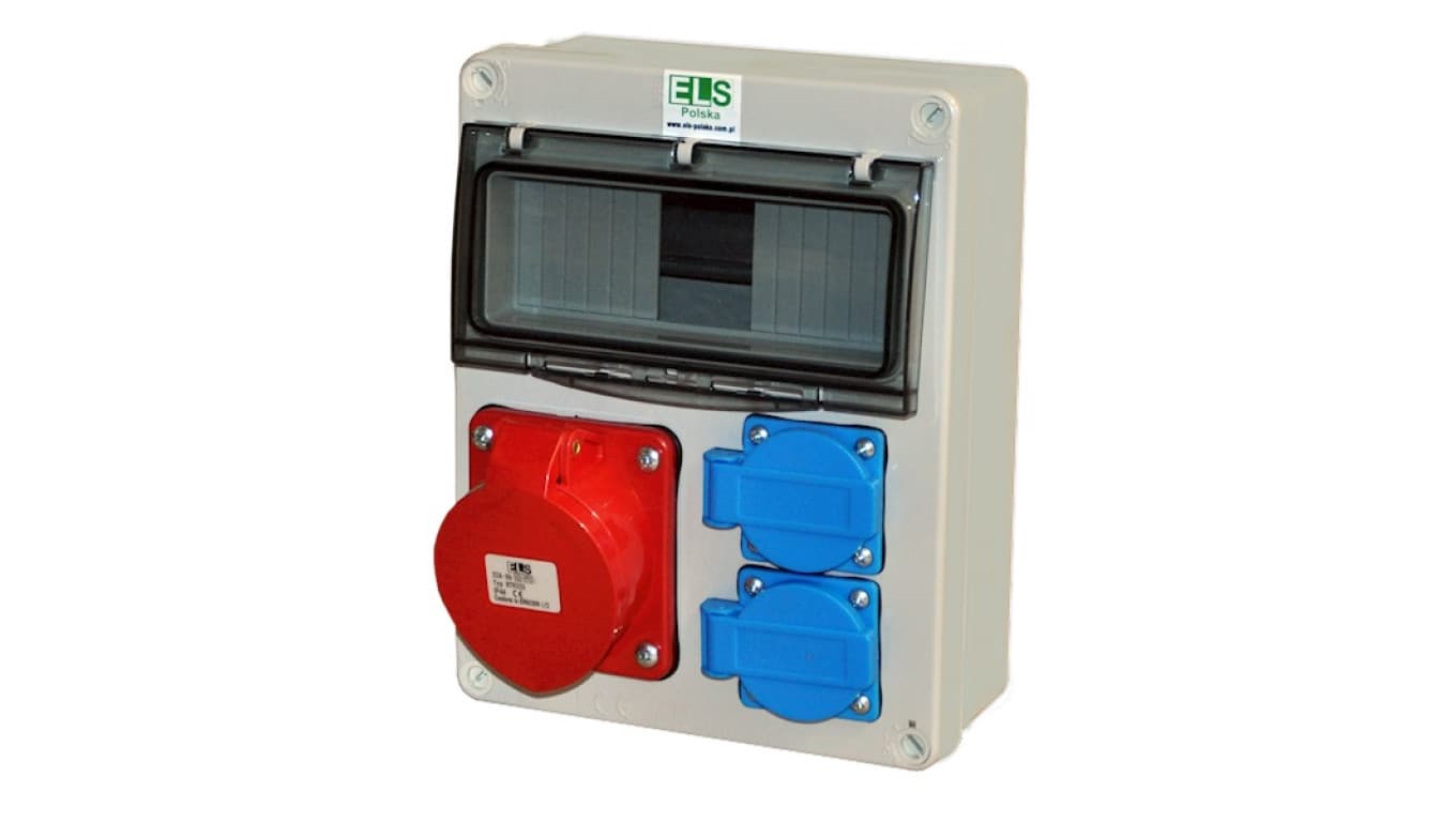 

Zestaw zasilający MIKO-8M 16A/5P + 2x230V IP44 E901308115