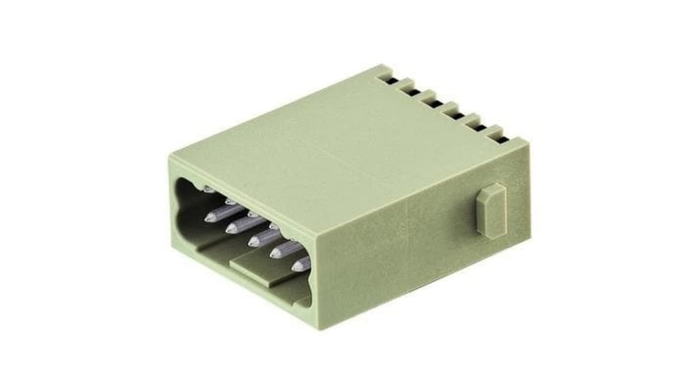 

Moduł Han DD 12 pinów (Quick-Lock 0,25-1,5 mm2) męski 250V 10A Han Modular 09140122632, Quick-lock 0.25-1.5 mm2) męski 250v 10a han modular 0914012263