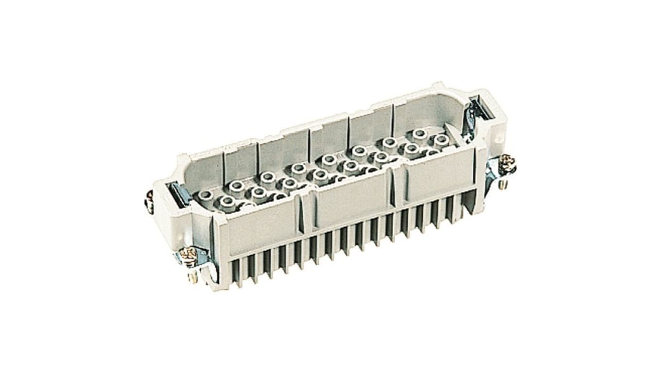 

Złącze zaciskane (wkład) 64+PE męskie 250V 10A Han D 09210643001, Wkład) 64+pe męskie 250v 10a han d 0921064300