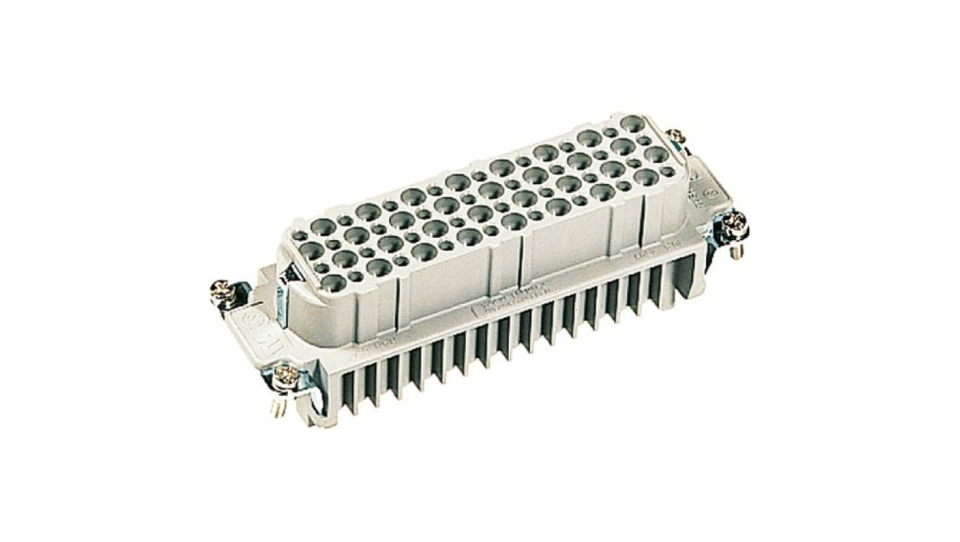 

Złącze zaciskane (wkład) 64+PE żeńskie 250V 10A Han D 09210643101, Wkład) 64+pe żeńskie 250v 10a han d 0921064310