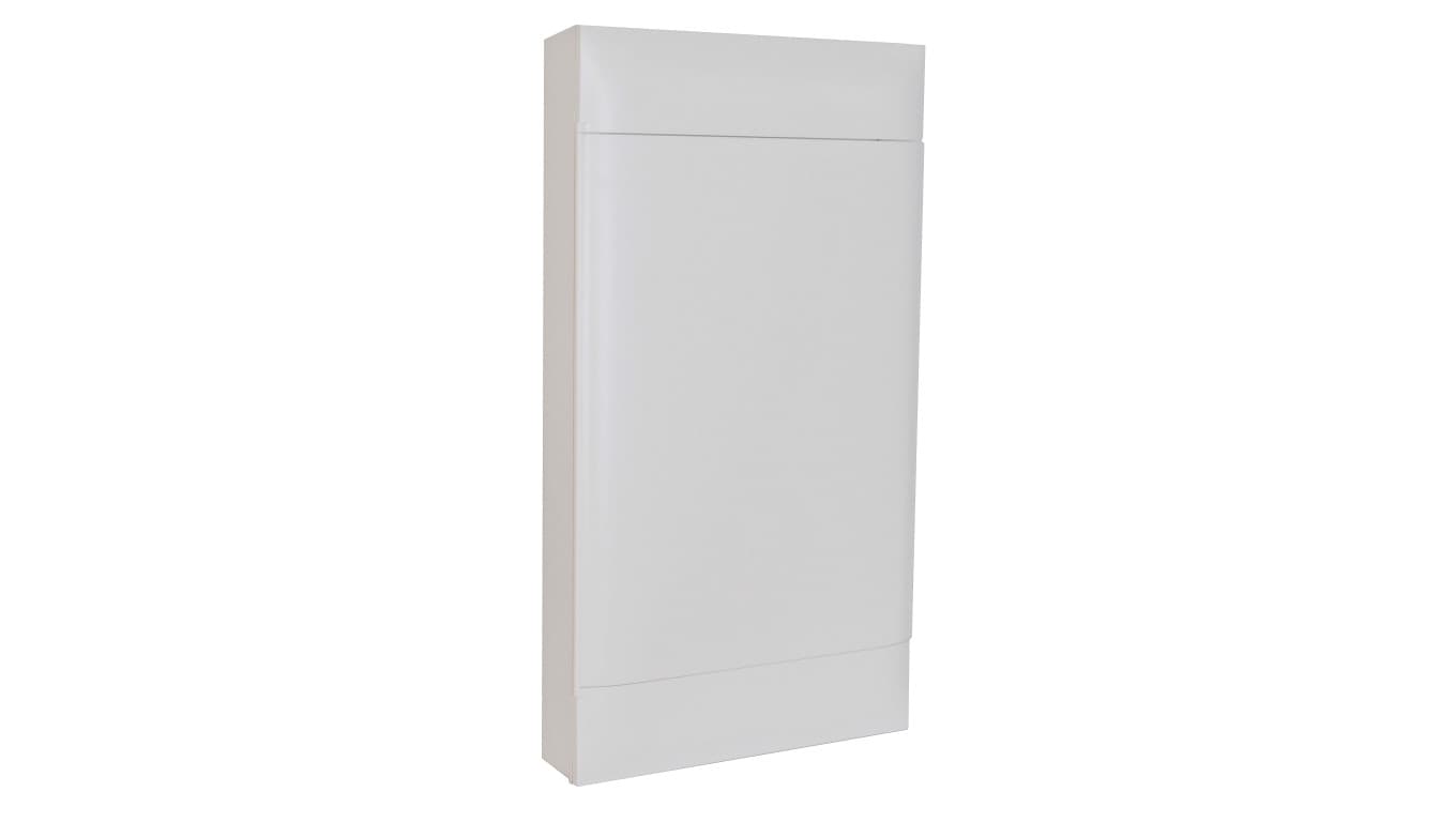 

PRACTIBOX Rozdzielnica modułowa natynkowa 4x12 drzwi białe 766x328 IP40 135424