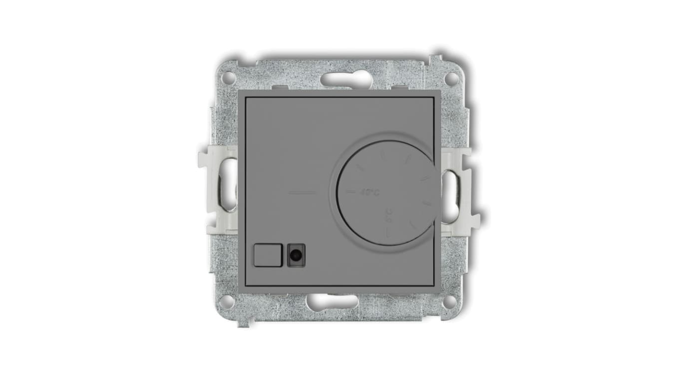 

MINI Regulator temperatury elektroniczny z czujnikiem podpodłogowym szary mat 27MRT-1