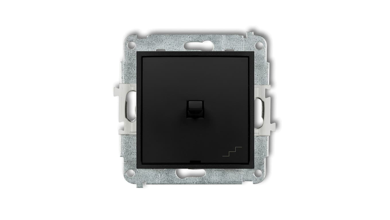 

MINI Łącznik schodowy w stylu amerykańskim czarny mat 12MWPUS-3