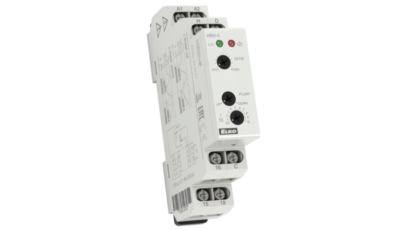 

Przekaźnik nadzoru poziomu cieczy 24-240 V AC/DC HRH-5