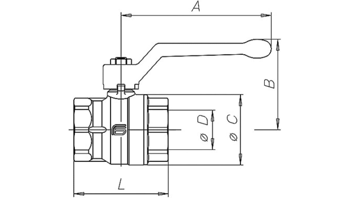 

Pneumatyczny zawór kulowy mosiężny niklowany z rączką aluminiową gwint wewnętrzny/wewnętrzny 1/2cala 334.04-EF