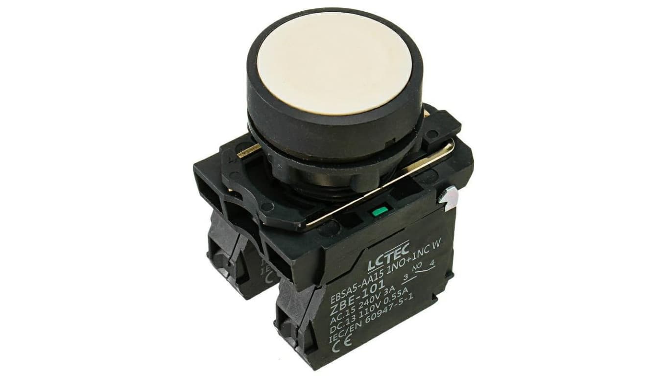 

Przycisk pulpitowy IP54 kolor biały EBSA5-AA15 1NO+1NC W LC-Tec 5902838490709