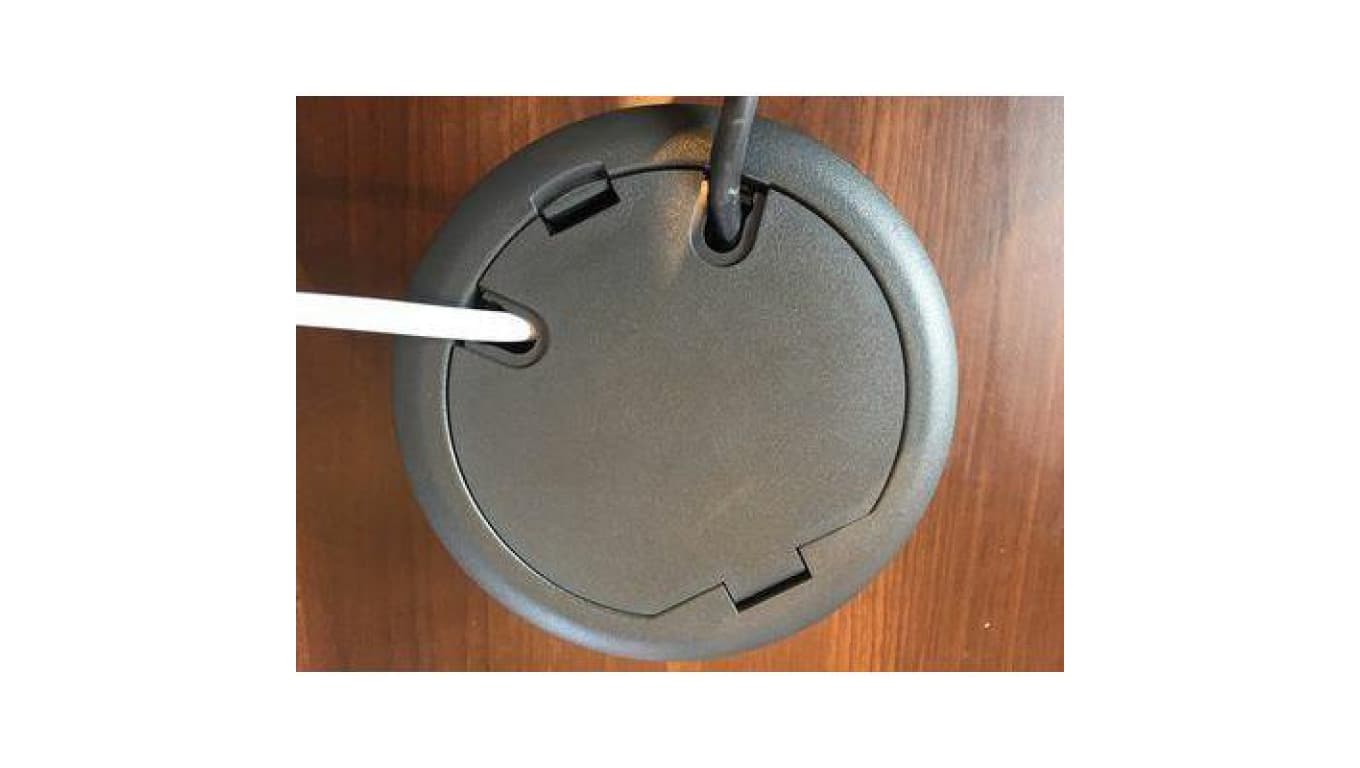 

EFAPEL FLOOR BOX puszka podłogowa okrągła EFAPEL 1x gniazdo 230V z/u + 1x gniazdo RJ45 kat. 6 FTP ekranowane